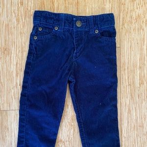 Carter’s Blue Corduroy Snap Jeans